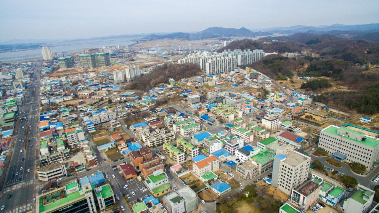 조촌동 드론 사진