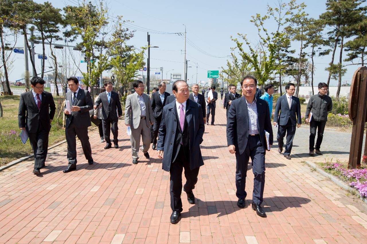 현장간부회의(비응항 일원)