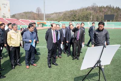 군산새만금국제마라톤대회 현장보고회