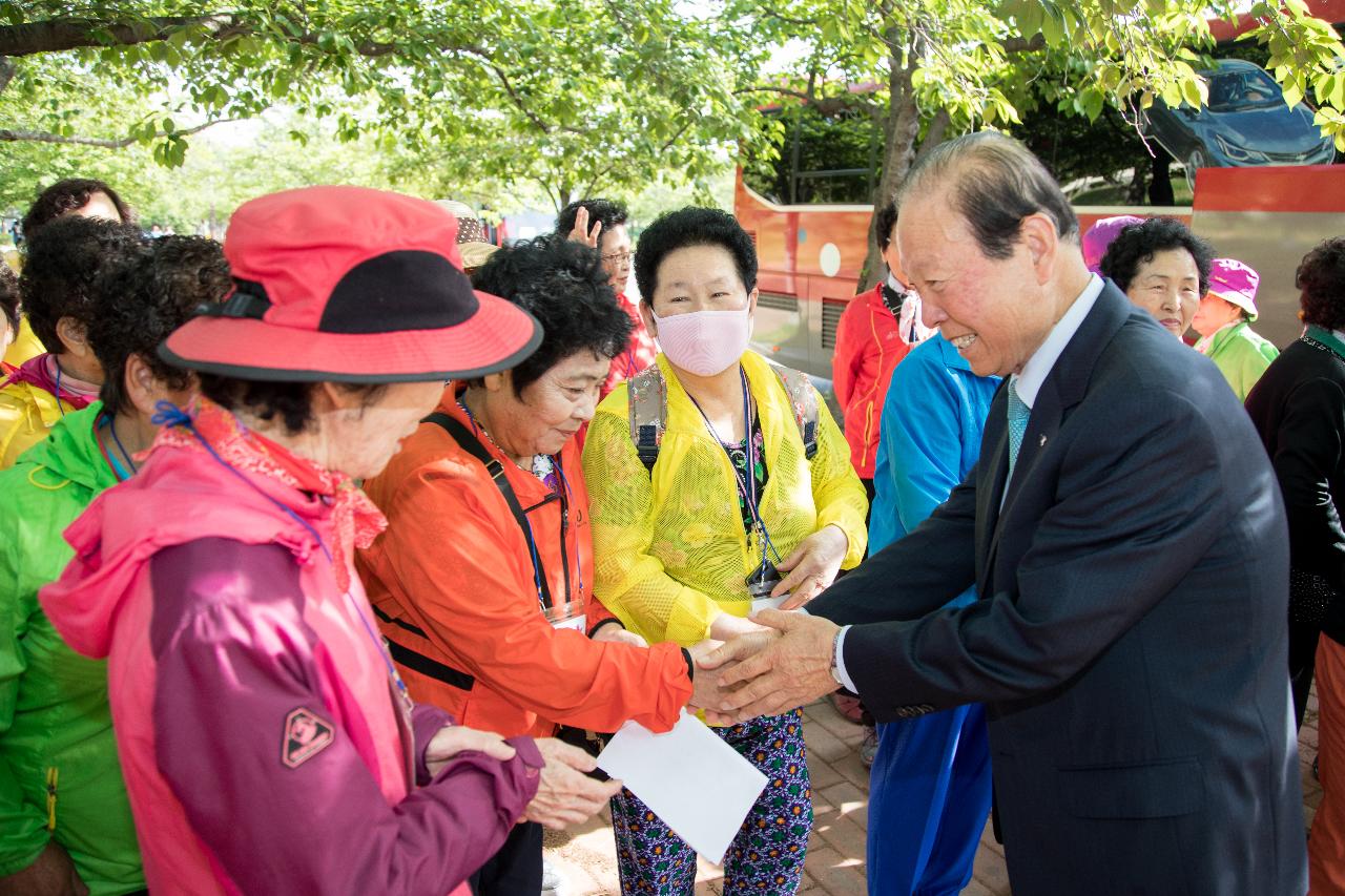 군산시늘푸른학교 현장체험학습 격려