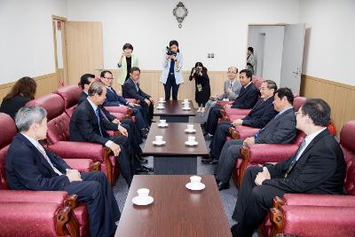 중국 후난성 기예단 티타임