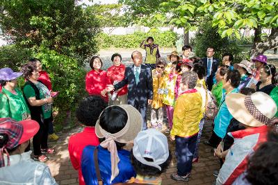 군산시늘푸른학교 현장체험학습 격려