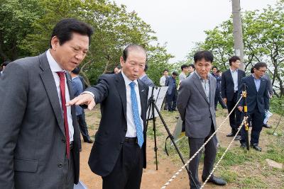 현장 간부회의(월명동일원)