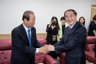 중국 후난성 기예단 티타임