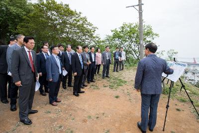 현장 간부회의(월명동일원)