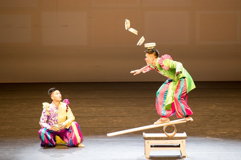 중국 후난성 기예단 공연