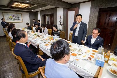 농업기술센터 소장 퇴임 간담회