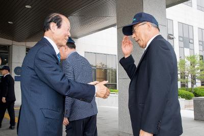 갑종장교 전우회 군산방문