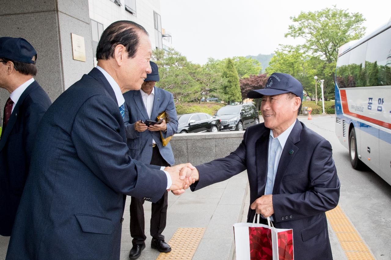 갑종장교 전우회 군산방문