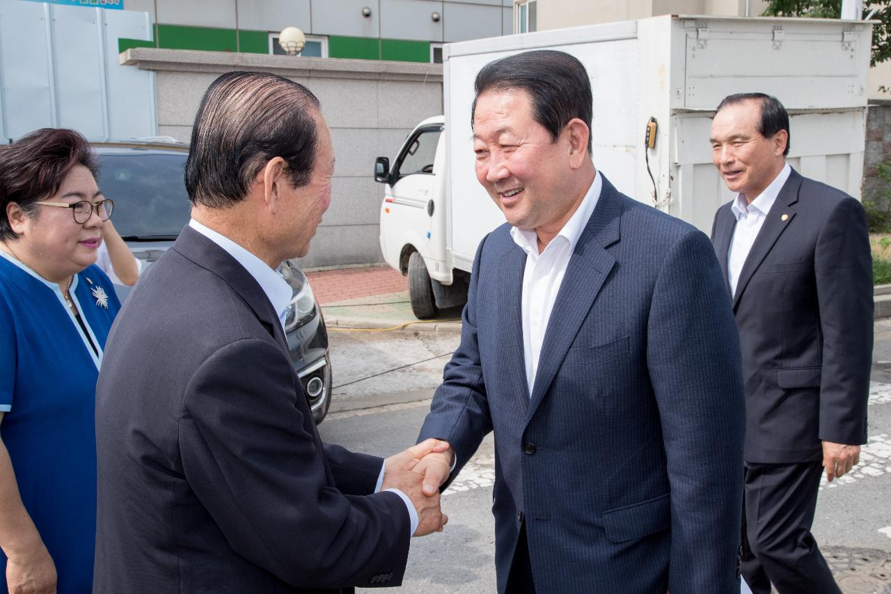 국민의당 비상대책위원회 군산조선소 방문