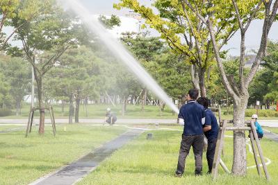 국가기반시설 테러 및 폭격 대응훈련(군산발전처)