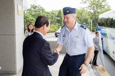 미공군 제8전투비행단 시정설명회