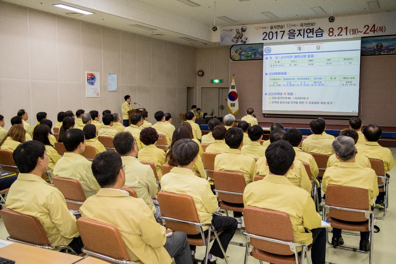 을지연습 일일상황보고