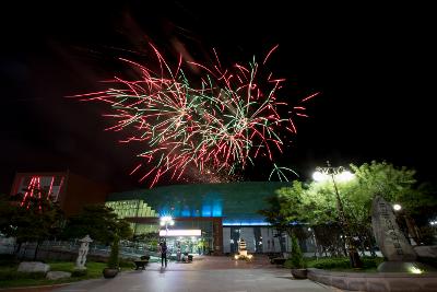 군산시간여행축제 개막식 불꽃놀이