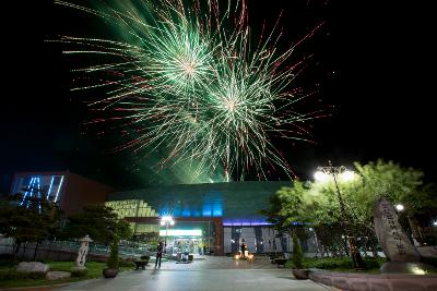 군산시간여행축제 개막식 불꽃놀이