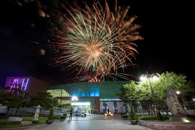 군산시간여행축제 개막식 불꽃놀이