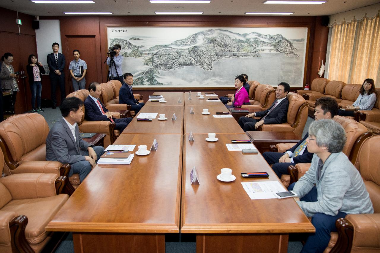 우체통거리 경관협정 체결식