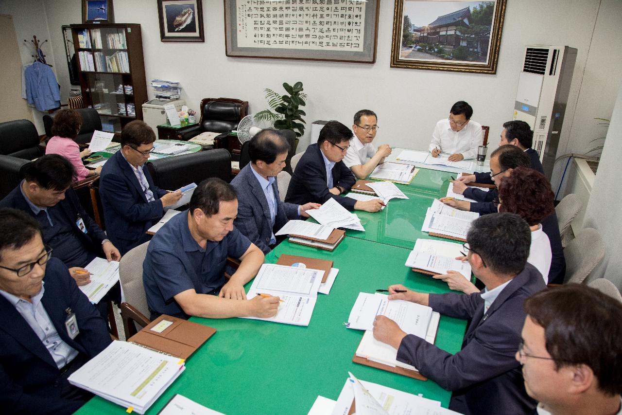 고군산 연결도로 TF팀 회의