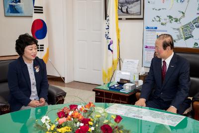 장학금 기탁식(한국생활개선 군산시연합회)