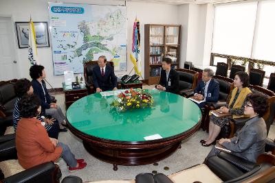 장학금 기탁식(한국생활개선 군산시연합회)