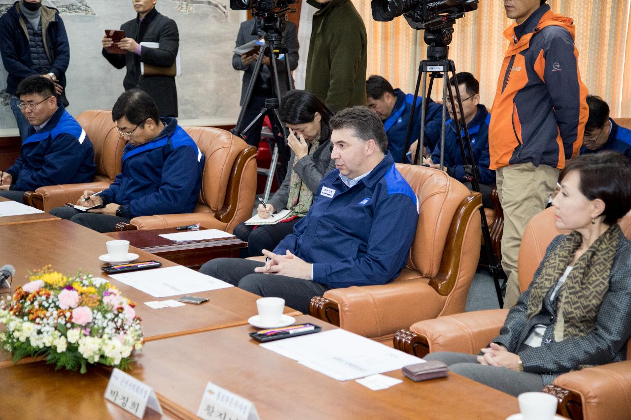 한국지엠 카허카젬 사장 방문