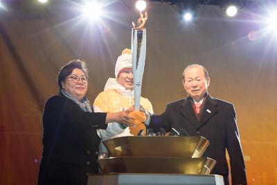 평창동계올림픽 성화봉송 지역 축하행사