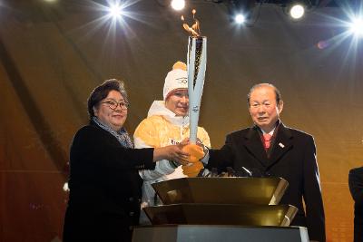 평창동계올림픽 성화봉송 지역 축하행사