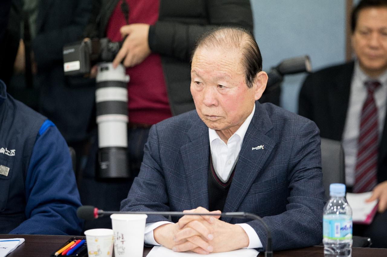 한국지엠 군산공장 관련 국무총리 군산방문 간담회