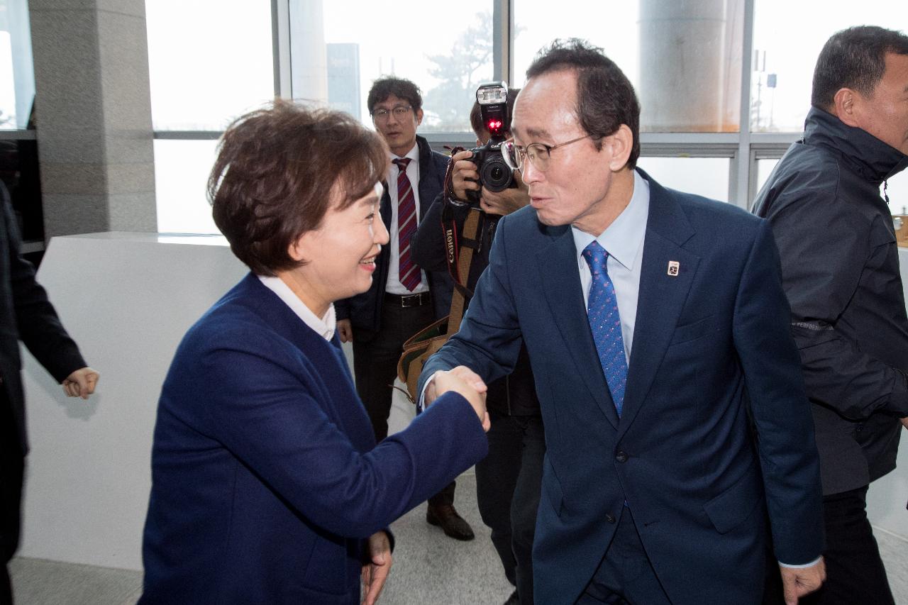 국토부장관 새만금사업 현장방문(새만금홍보관)