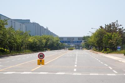 한국지엠 군산공장 정문 동문