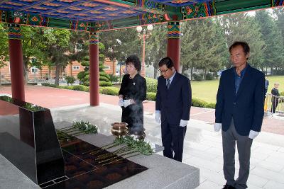 지방선거 당선인 군경묘지 참배