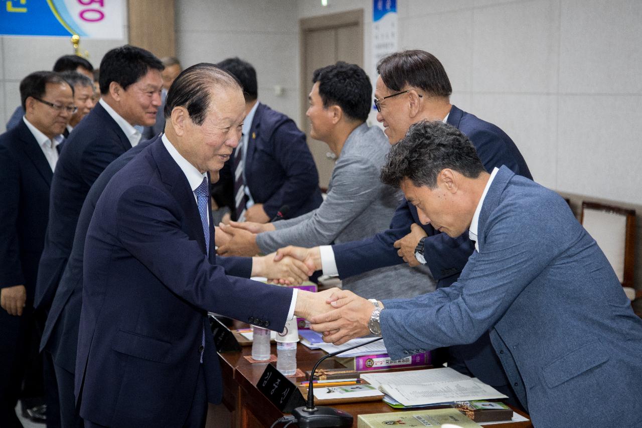 제8대 군산시의회 의원 당선자 간담회