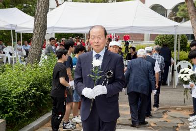 군산중고교 6.25학도병 전사자 추모제