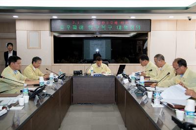 호우피해 항구복구 대책회의