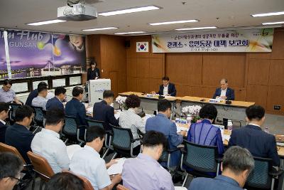 군산사랑상품권 관과소 읍면동장 추진상황보고회