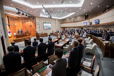 군산시의회 임시회 제1차 본회의