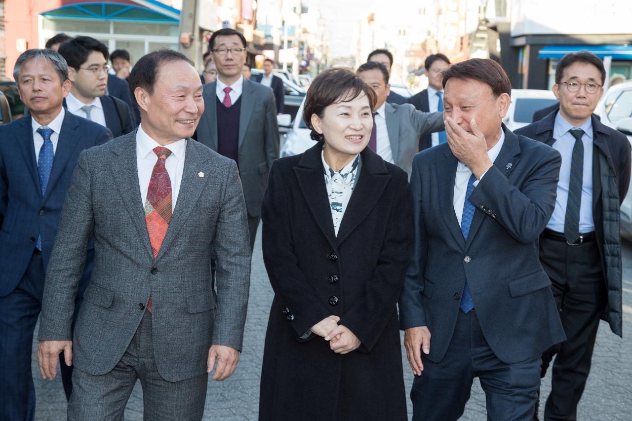 국토교통부 장관 도시재생사업 현장방문