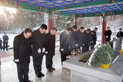 군경합동묘지 신년 참배