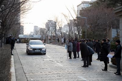 월명초등학교 통학로개방 주민홍보