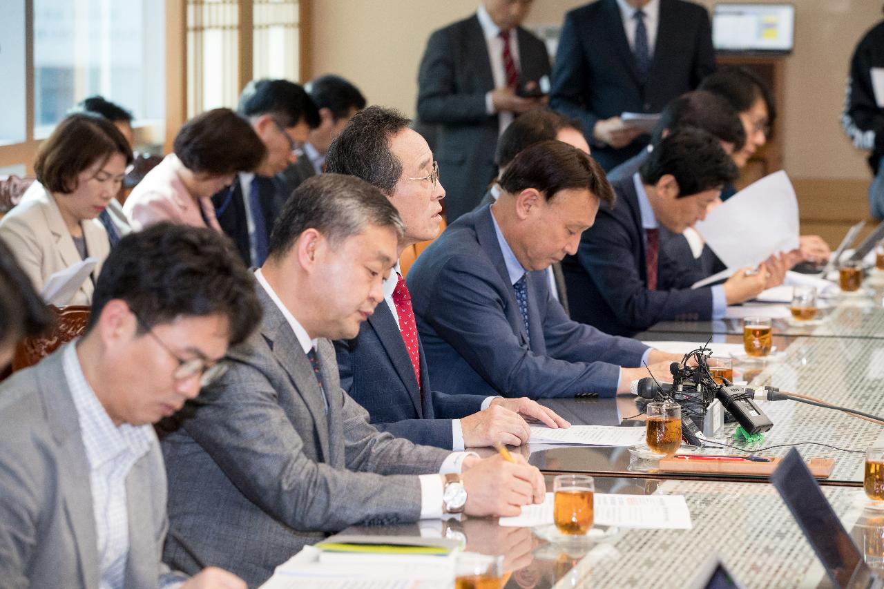 한국지엠 군산공장 인수협약관련 기자회견