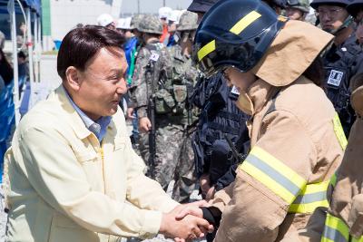 국가중요시설 민관군경 합동 방호 실제훈련