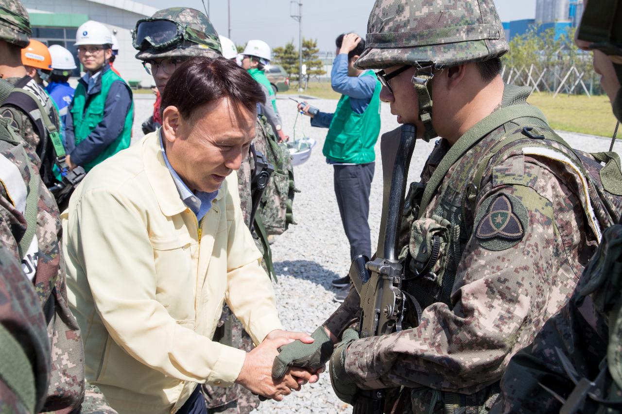 국가중요시설 민관군경 합동 방호 실제훈련