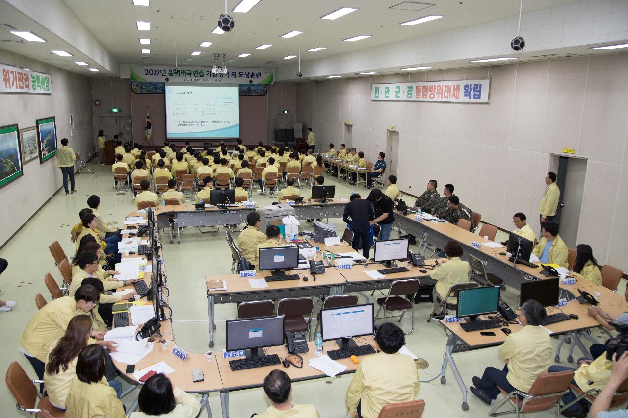 을지태극연습 일일상황보고회 및 도상연습