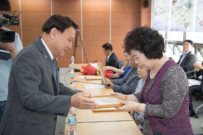 군산시 보훈단체와 간담회