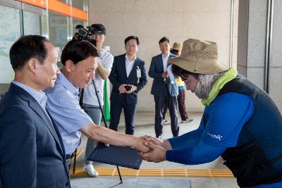 지역인재 대학생 기업탐방 및 도보순례 출정식