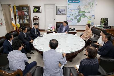 공설시장 전자가격표시기 상생 기증식