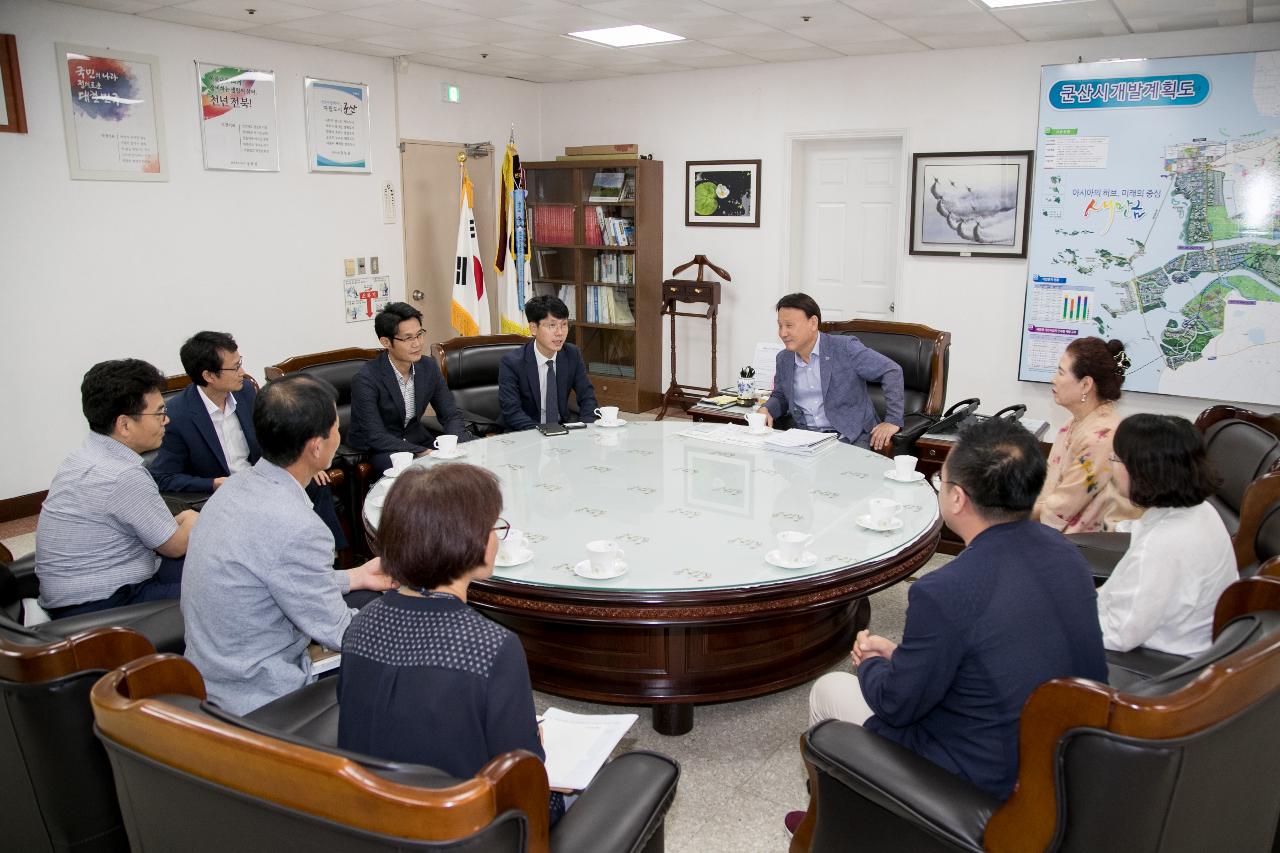 공설시장 전자가격표시기 상생 기증식