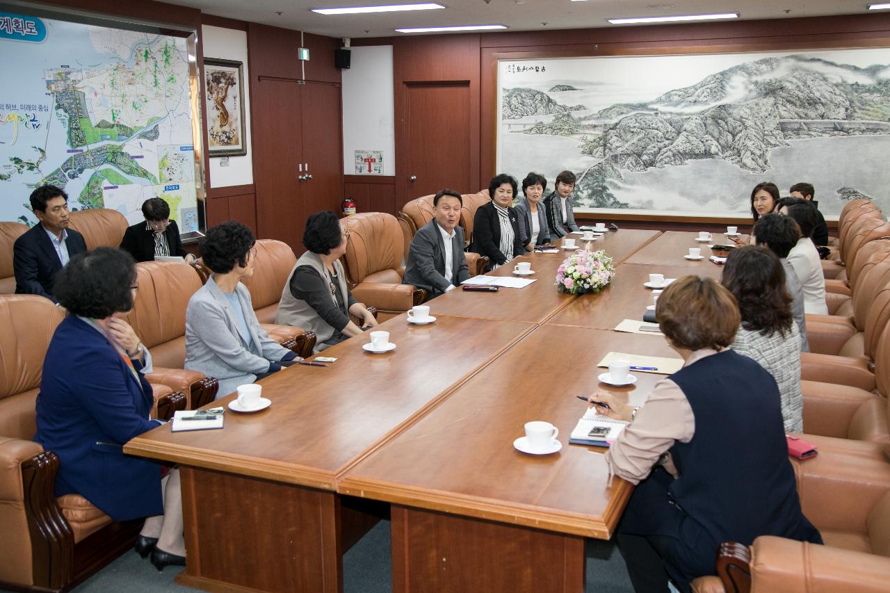 한국여성경제인협회 전북지회장 면담