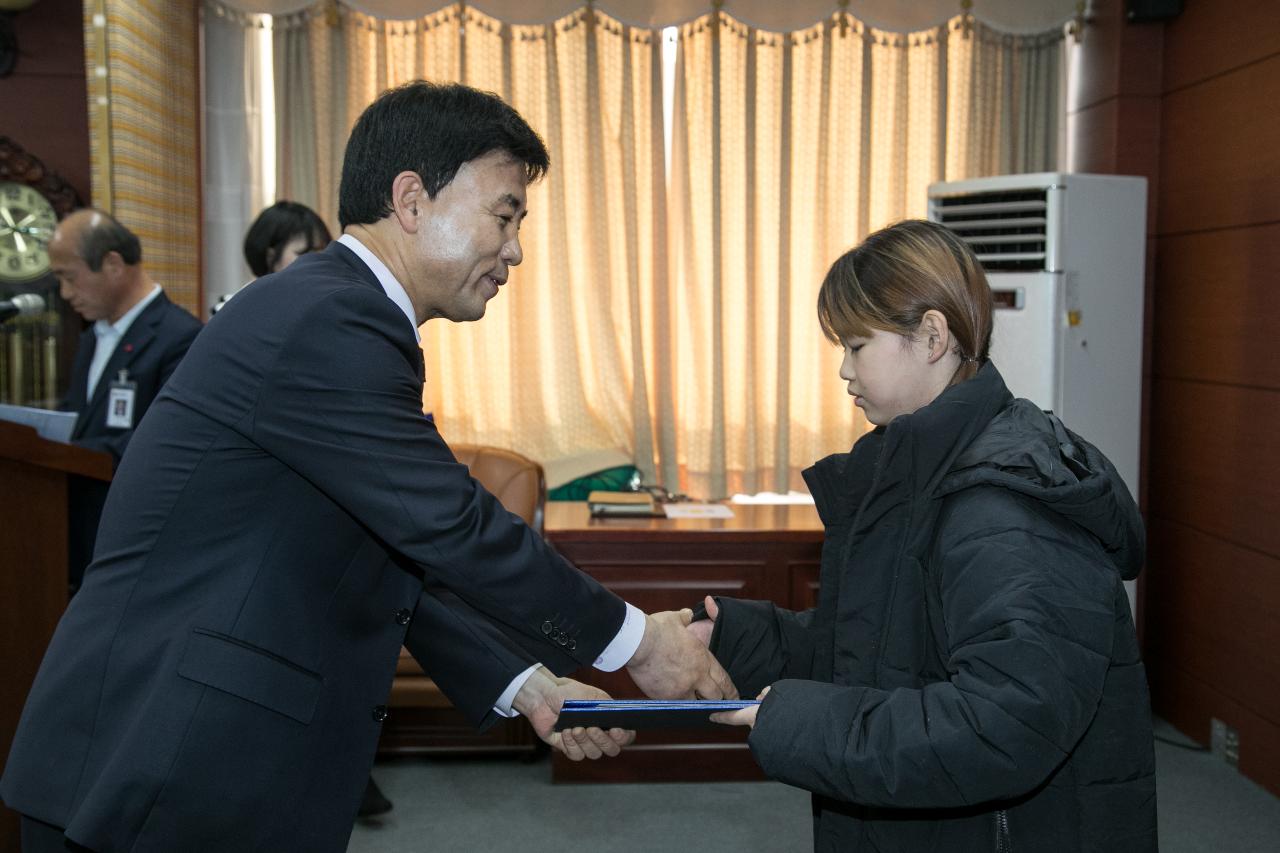 (사)희망사 업무협약 및 장학금 전달식