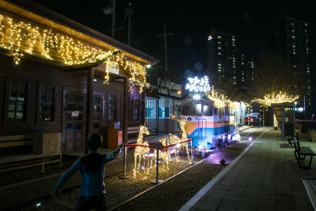 야간 경관조명 설치